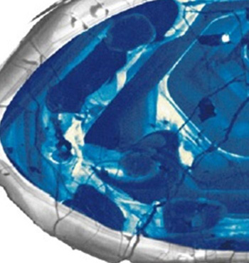 The zircon crystals - including one which scientists say contains the signature of life within it - were found at Jack Hills.