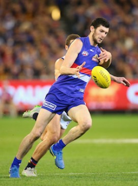 Jarrad Grant was delisted after the trade period ended. Possibly because a trade could not be organised. Photo: Getty