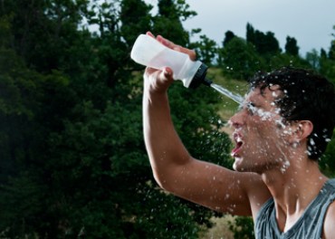 man water bottle exercise