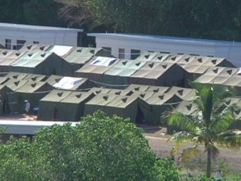 Nauru asylum seeker camp.