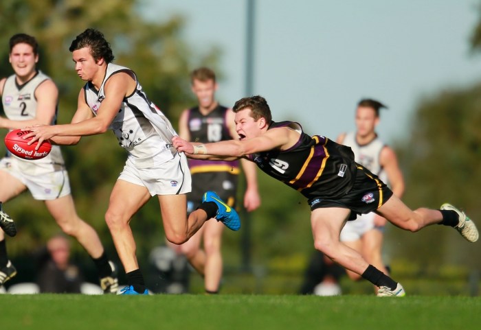 Daniel Rioli makes a break. Photo: Getty