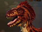 feathery dinosaur