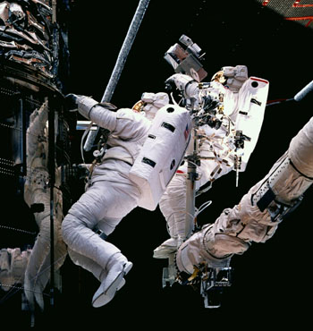 Launched from Kennedy Space Center on February 11, 1997, STS-82 was the second mission intended to service the Hubble Space Telescope.