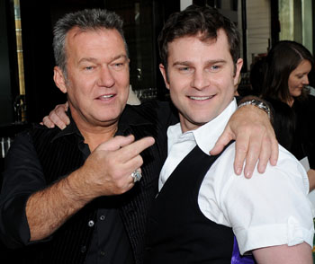 Jimmy Barnes and son David Campbell are both born performers. Photo: AAP