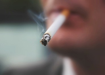 male smoker cigarettes