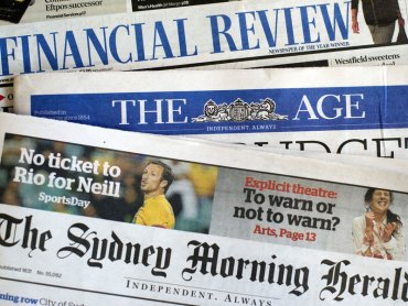 Australian newspapers