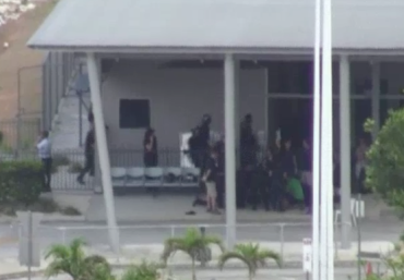 christmas island riot police