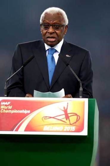IAAF president Lamine Diack. Photo: Getty