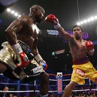 It was a dull, but historic fight. Photo: Getty