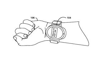The smart watch can be hand-held or worn on the wrist. Photo: Google