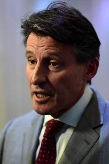 Diack's successor, Sebastian Coe. Photo: Getty