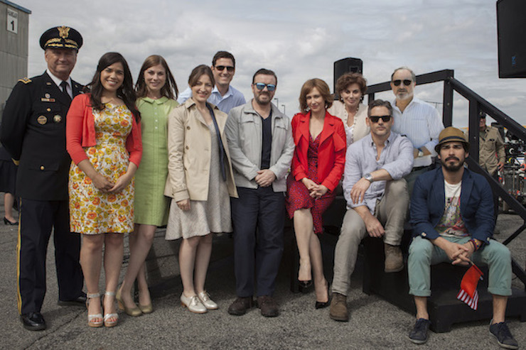 The cast of 'Special Correspondents'.