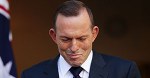CANBERRA, AUSTRALIA - SEPTEMBER 15: Tony Abbott makes his final statement to the media as Prime Minister at Parliament House on September 15, 2015 in Canberra, Australia. Tony Abbott lost the Liberal leadership ballot last night, defeated by Malcolm Turnbull 54-44. Malcolm Turnbull will now become the 29th Prime Minister of Australia. (Photo by Stefan Postles/Getty Images)