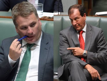 Jamie Briggs and Mal Brough