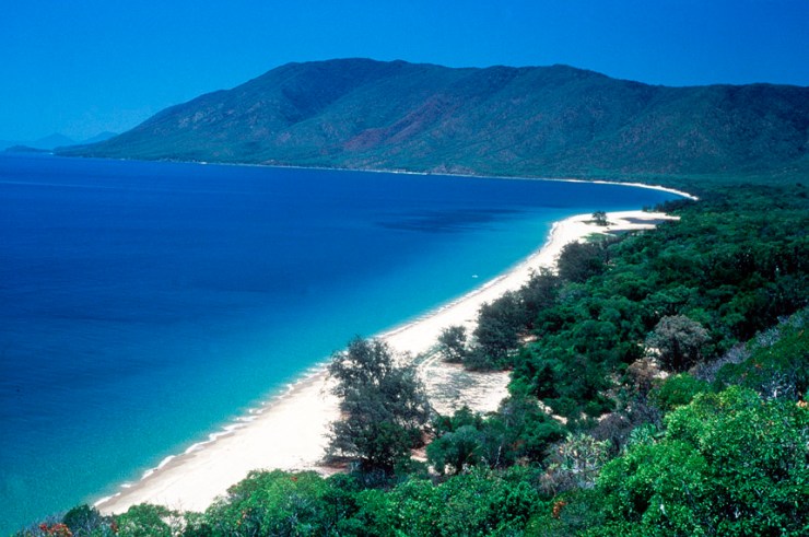 (CAP101) CAPE TRIBULATION, QLD. Cape Tribulation, where the North Queensland tropical rainforest meets the Great Barrier Reef, both being World Heritage-listed. (To go with feature TRAVEL QLD ECO)