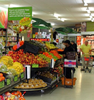 The old IGA store lay-out.