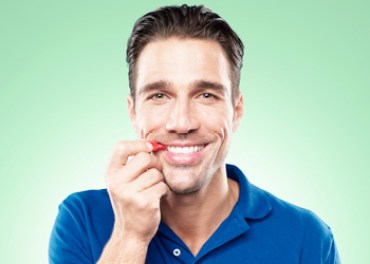 interdental brush man