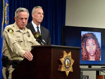Officers with an image of Lakeisha N. Holloway from Oregan. 
