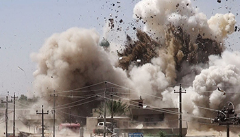 Islamic State have launched numerous raids on the Iraqi city. Photo: AAP 