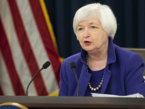 Federal Reserve Chair Janet Yellen following the announcement.