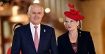 VALLETTA, MALTA - NOVEMBER 27: Australian Prime Minister Malcolm Turnbull and his wife Lucy Turnbull arrive for the opening ceremony of the Commonwealth Heads of Government Meeting (CHOGM) at the Mediterranean Conference Centre on November 27, 2015 near Valletta, Malta. The biennial summit meeting of Commonwealth nations is attended by Queen Elizabeth II, Head of the Commonwealth, along with The Duke of Edinburgh, Prince of Wales and Duchess of Cornwall. (Photo by Toby Melville - Pool /Getty Images)