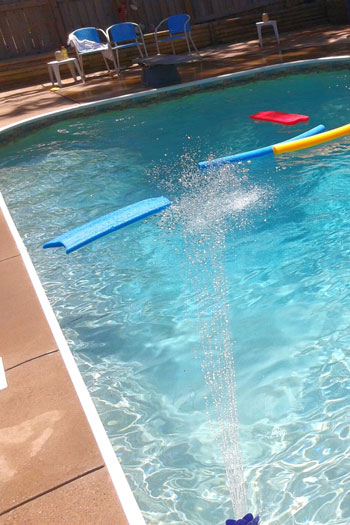 Turning off your pool pump if you head away is a useful tip to cut usage costs. Photo: Getty