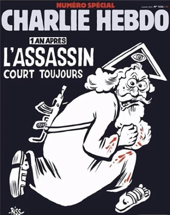 The anniversary edition will be released on Wednesday. Photo: Charlie Hebdo