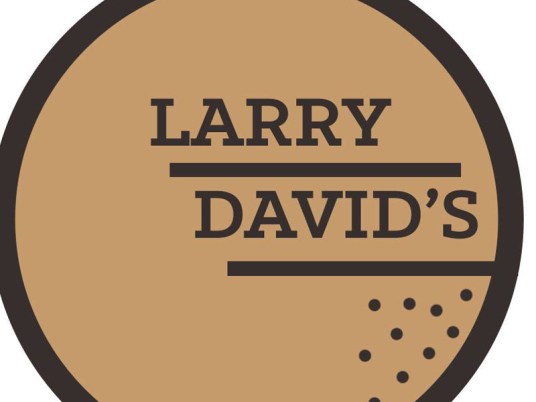 A logo from Larry David's Facebook page.