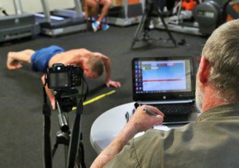 Williams is put through his paces. Photo: Guinness World Records