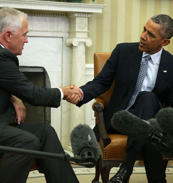 Mr Turnbull said he will urge congressional leaders to get behind the Trans-Pacific Partnership back in Canberra.