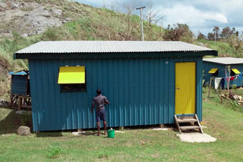 The simple structures can be made for just $13,000 each. Photo: ABC/Joe Yaya