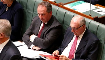 While most of the Nationals believe Mr Joyce deserves the honour of leader, a handful within the party disagree. Photo: Nick Haggarty/ABC