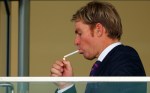 shane Warne smoking