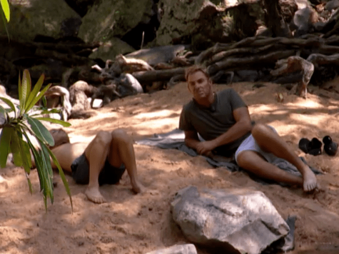 TWarne is convinced, unlike a contestant lying in total silence next to him.