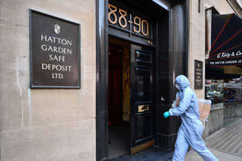 The safe deposit firm the men targeted. Photo: Dominic Linpinski/PA Wire