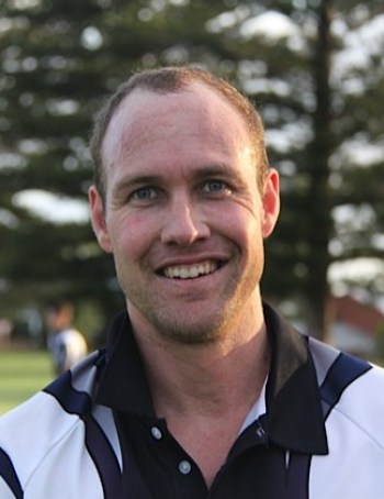 Still smiling: Joel Crosswell will have a great tale for the grandkids. Photo: Fremantle Cricket Club