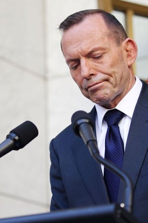 Tony Abbott continues to rock the Coalition boat. Photo: AAP