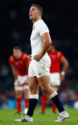 Sam Burgess spent 2015 playing rugby union, highlighted by his appearances at the Rugby World Cup. Photo: Getty