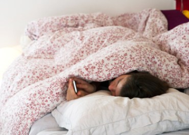 If you can't switch off, at least the screen will be less irritating. Photo: Getty