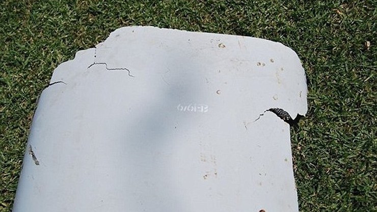 The debris features a serial number. Photo: The Lotter Family