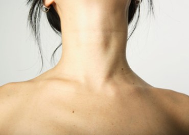 neck collarbone brown fat