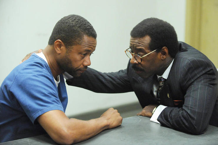 Cuba Gooding, Jr. as O.J. Simpson, Courtney B. Vance as Johnnie Cochran. Photo: Byron Cohen/FX