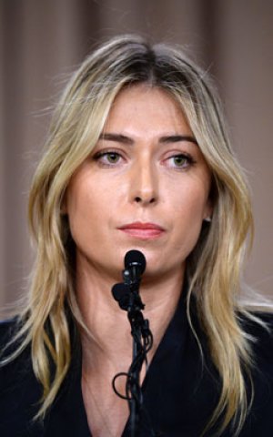 Sharapova's revelation rocked the tennis world. Photo: Getty