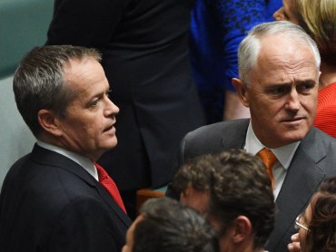 Bill Shorten and Malcolm Turnbull