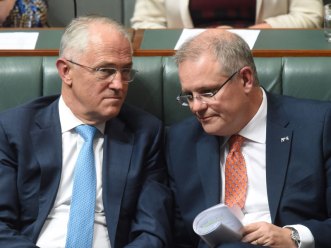 Malcolm Turnbull and Scott Morrison