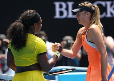 maria sharapova serena williams australian open