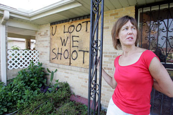 Algiers was particularly hard hit by Hurricane Katrina. Photo: Getty