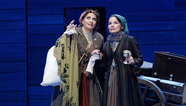 Nicki Wendt (left) and Sigrid Thornton. Photo: Jeff Busby