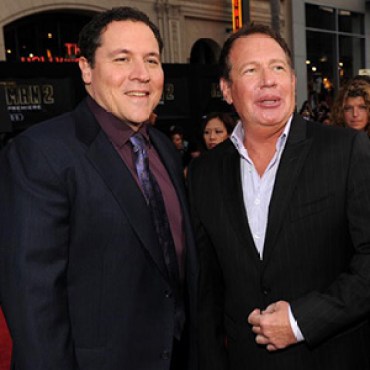 Jon Favreau (left) and Garry Shandling. Photo: Getty