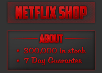 An online advertisement for stolen Netflix passwords found by Symantec.